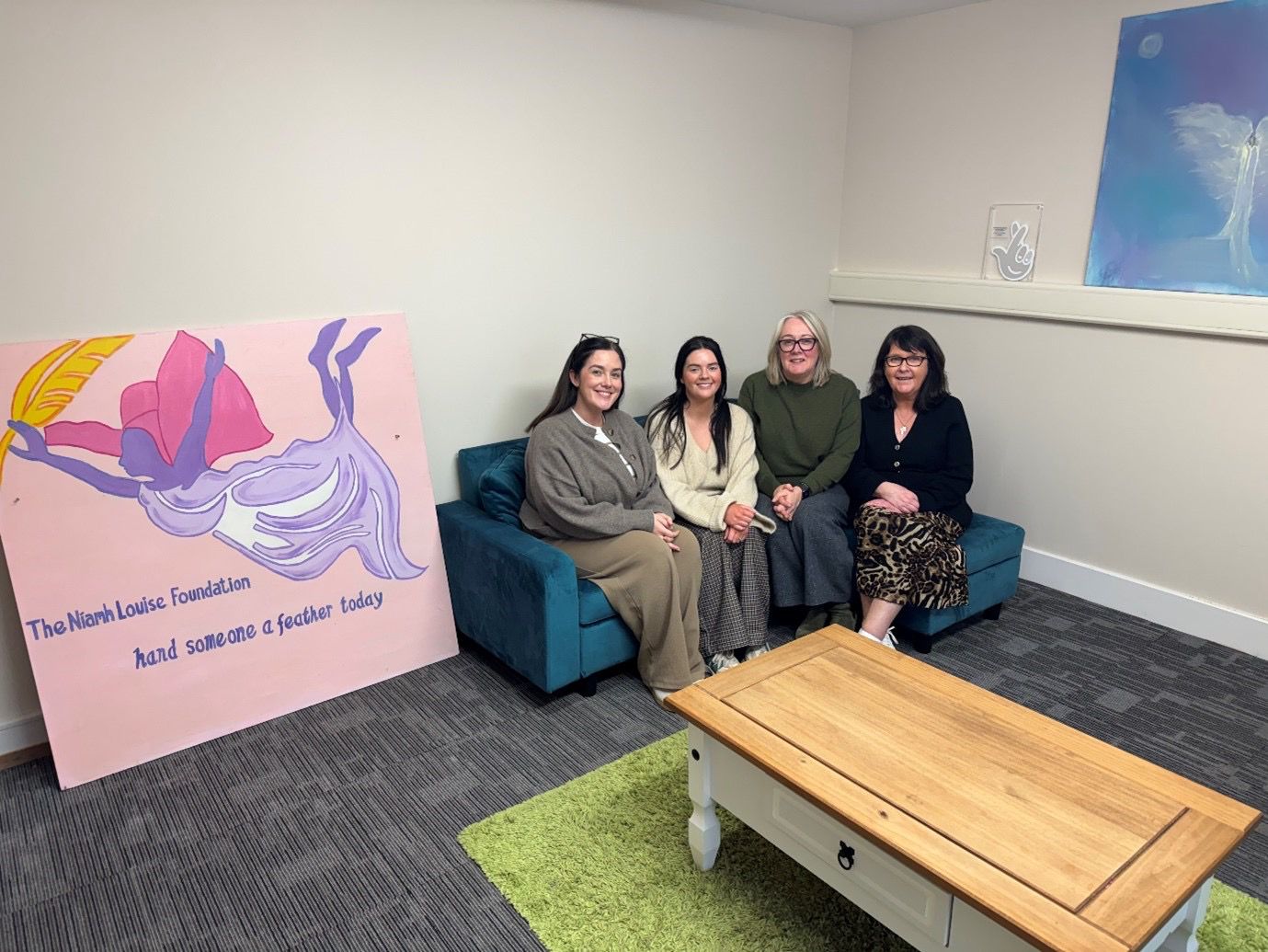 Niamh Louise Foundation team in the foundation office